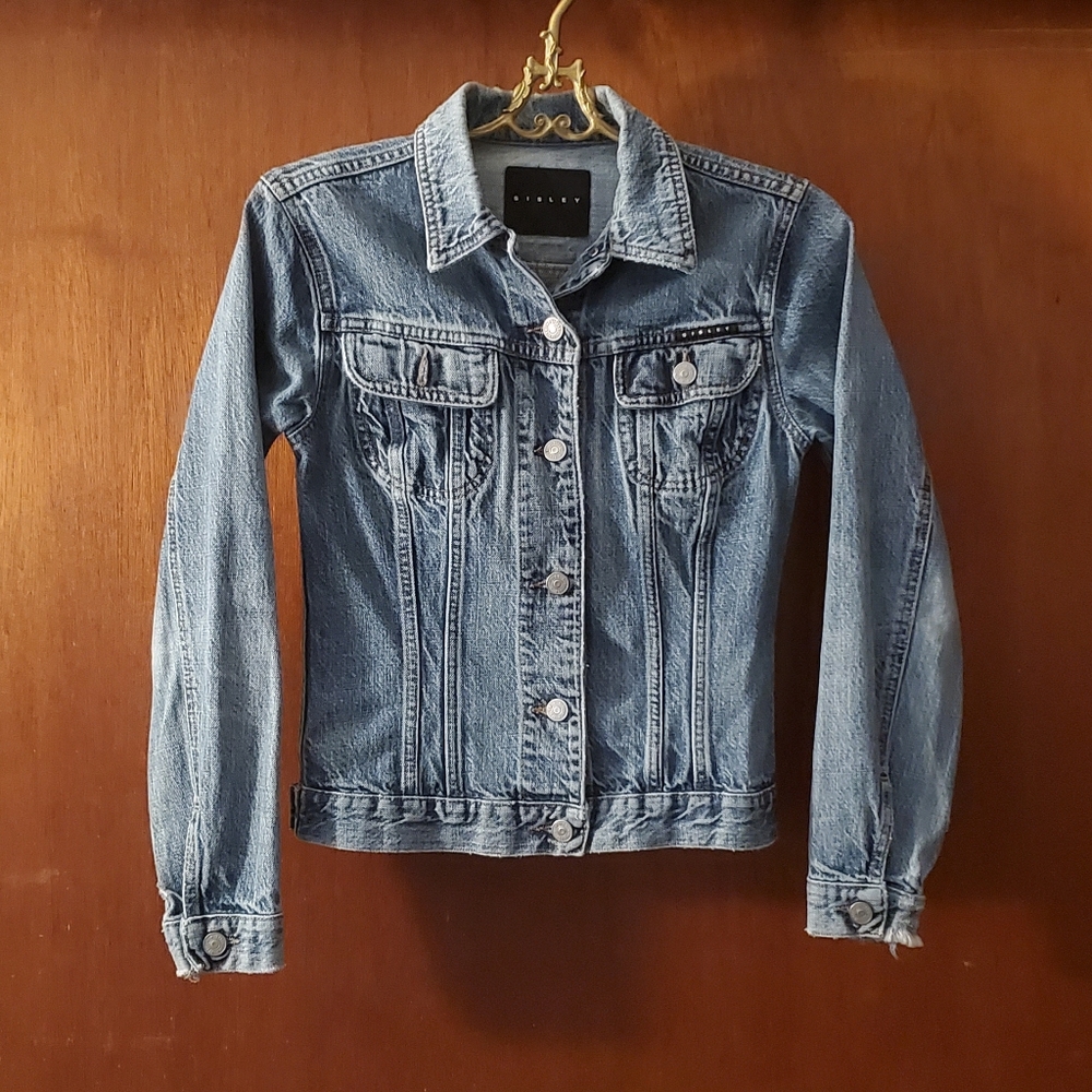 Sisley distressed denim jacket